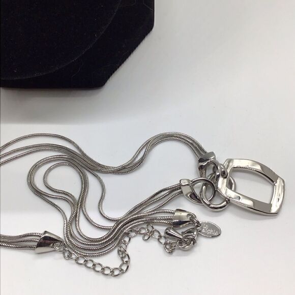 Lia Sophia Silver Toned Necklace - Picture 3 of 4